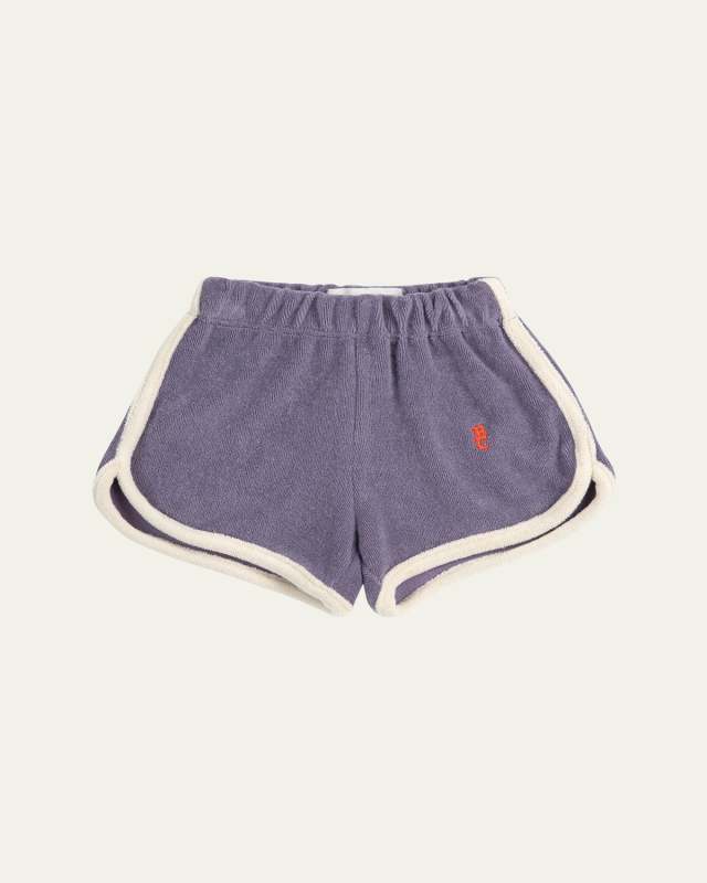 Boy's Striped Terry Cloth Shorts, Size Newborn-24